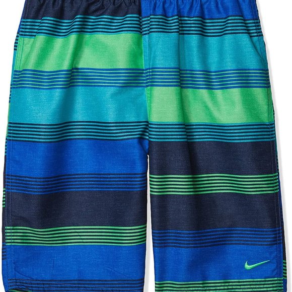 Nike Men's Printed Volley Short Swim Trunk Size L